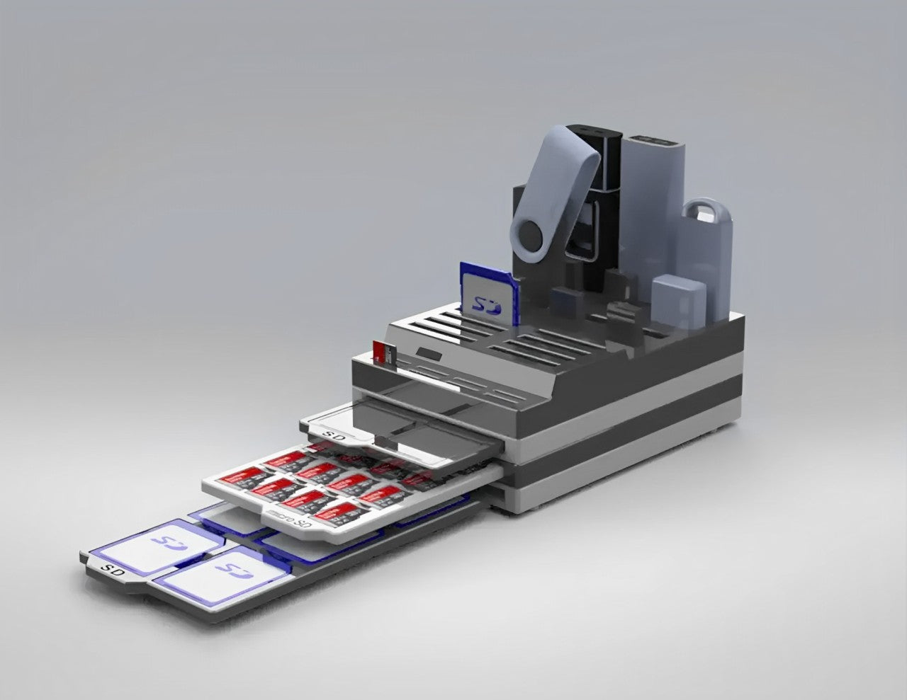 SD-MicroSD-USB Station Erweiterungen